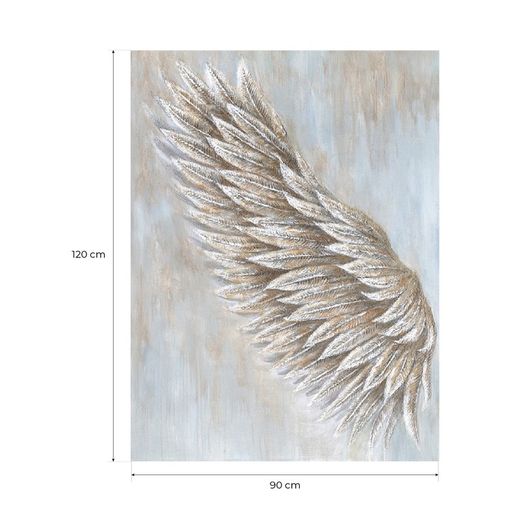 Cadre aile gauche (90 x 120 cm) | Série abstraite