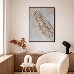 Cadre aile gauche (90 x 120 cm) | Série abstraite