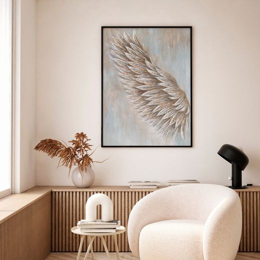 Cadre aile gauche (90 x 120 cm) | Série abstraite