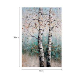 Εικόνα δέντρου φθινόπωρο πράσινο φόντο (80 x 120 cm) | Σειρά Φύσεων