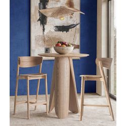 Cuadro de lienzo en negro y arena, 90 x 4 x 120 cm | Levi