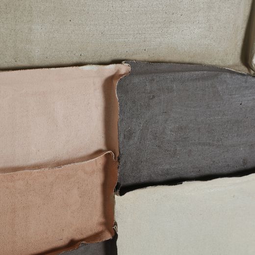 Cuadro de lienzo en verdes y marrones, 120 x 5 x 150 cm | Velum