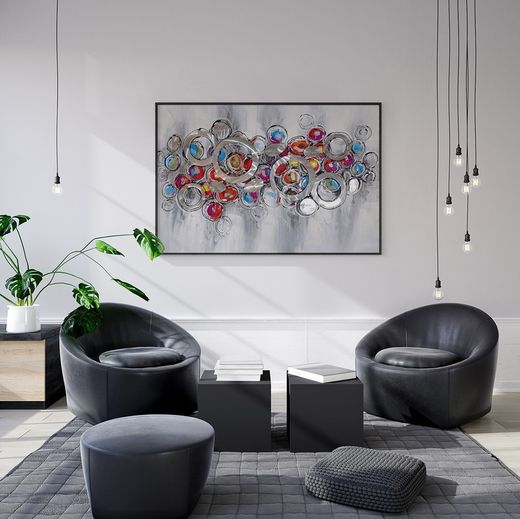 3D painting of the weather, 120x3.5x80 cm | Abstract