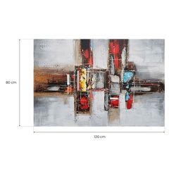 Rectangles de peinture 3D déco, 120x3,5x80 cm | Résumé