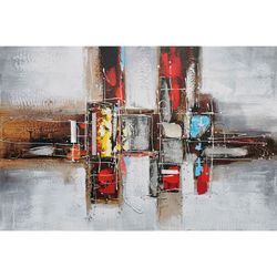 Rectangles de peinture 3D déco, 120x3,5x80 cm | Résumé