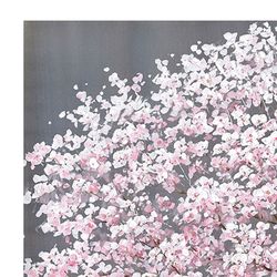 Pittura decorativa di un albero con fiori bianchi 120x3,5x160 cm | Natura