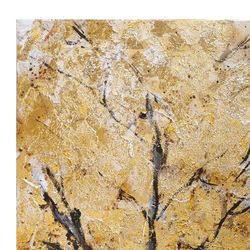 Peinture à l'huile d'arbre d'automne 100x3,5x100 cm | La nature