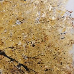 Peinture à l'huile d'arbre d'automne 100x3,5x100 cm | La nature