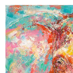 Ελαιογραφία, 100x3,5x100 cm | Των ζώων
