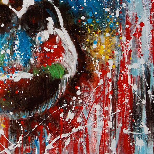 Peinture à l'huile de gorille, 100x3,5x100 cm | Les animaux