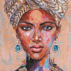 Packs de tableaux de femmes ethniques, 2 pièces