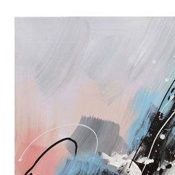 Peinture à l'huile abstraite, 100x3,5x100 cm