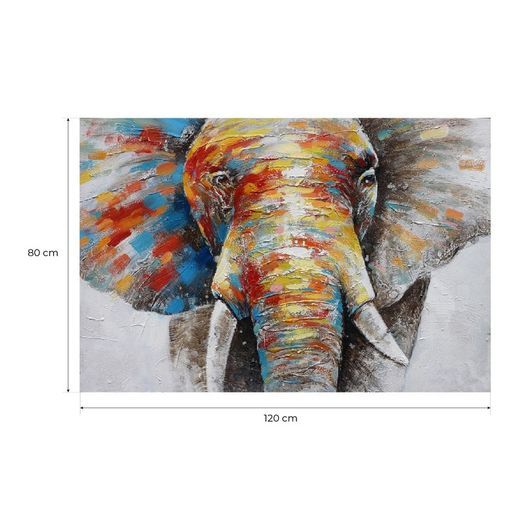 Elephant painting (120 x 80 cm) | Animals series