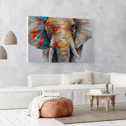Elephant painting (120 x 80 cm) | Animals series