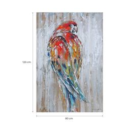 Boîte à perroquets (80 x 120 cm) | Série Animaux