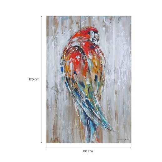 Boîte à perroquets (80 x 120 cm) | Série Animaux