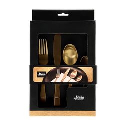 16-piece gold stainless steel cutlery set | New Year