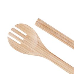 Bamboo salad cutlery, 30x7cm