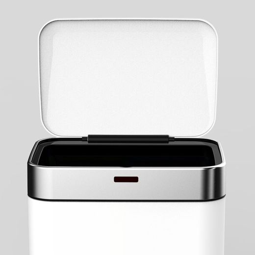 Blank Stainless Steel Recycling Bin, 42 x 30 x 76 cm | Cosmos