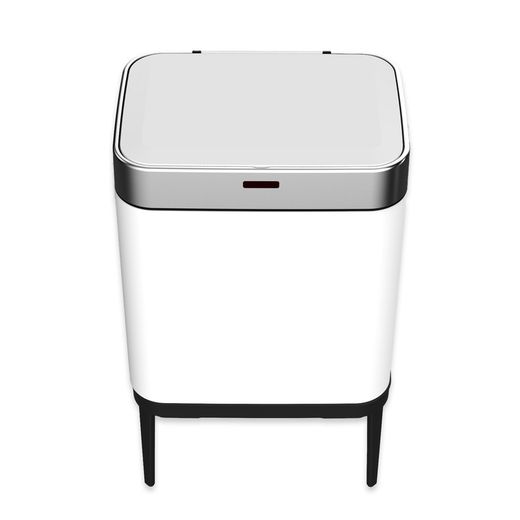 Blank Stainless Steel Recycling Bin, 42 x 30 x 76 cm | Cosmos