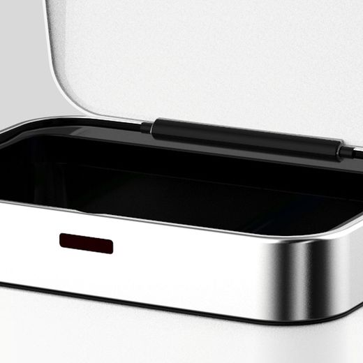 Blank Stainless Steel Recycling Bin, 42 x 30 x 76 cm | Cosmos