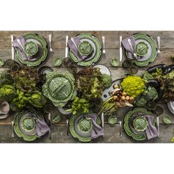 Petit bol en faïence vert, 9 x 7,5 x 3 cm | Chou