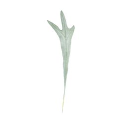 Hoja Artificial de Cuerno de Alce Verde, 55 cm