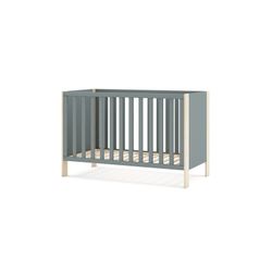 Pine cradle in green and natural, 123.2 x 65.5 x 80 cm | Esteban