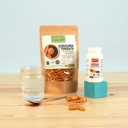 Organic Turmeric and Pepper Capsules, 90 pcs