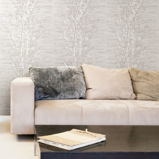 Tapeta DAGAMUNDO 2-szara gałąź, 1000x53 cm