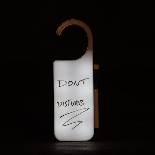 Decorazione porta luminosa in polipropilene bianco, 7 x 3 x 21 cm | Costoso