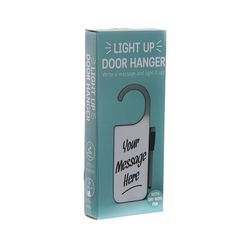 Decorazione porta luminosa in polipropilene bianco, 7 x 3 x 21 cm | Costoso