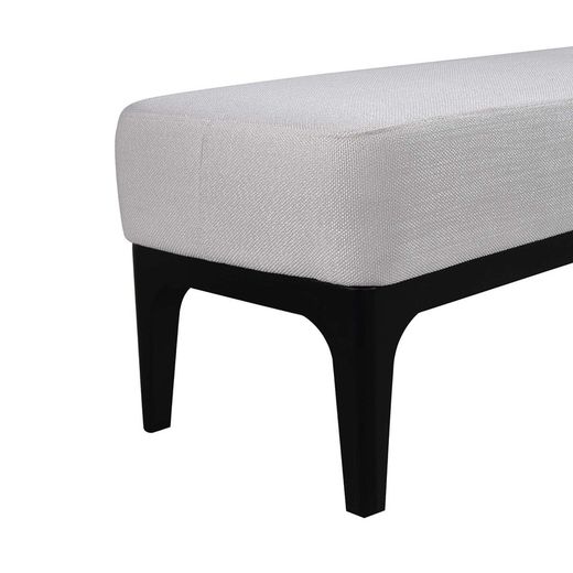 DELFT | Repose pied de lit capitonné Pearl 153 x 46 x 46 cm
