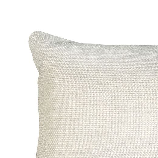 DELFT | Housse de coussin couleur perle (45 x 45 cm)