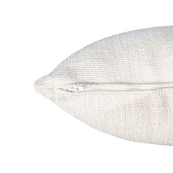DELFT | Pearl color woven cushion 55 x 30 cm