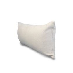 DELFT | Pearl color woven cushion 55 x 30 cm