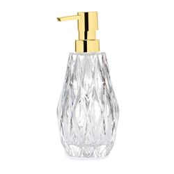 Ensemble de salle de bain en verre gaufré, 4 pièces