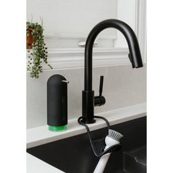 ABS dispenser i svart, 7 x 10 x 20 cm | Pingvin