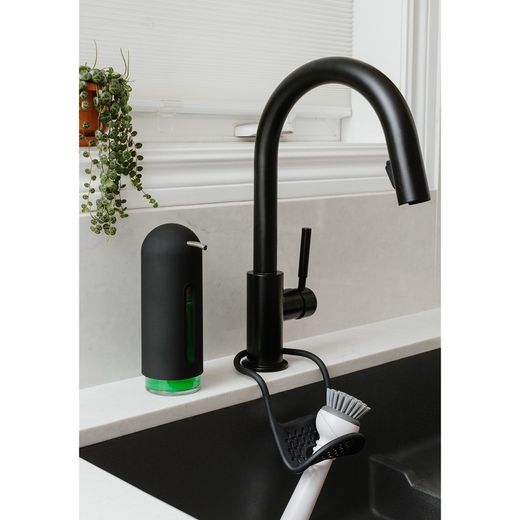 ABS dispenser i svart, 7 x 10 x 20 cm | Pingvin