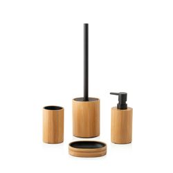 Ensemble en bois de bambou, 4 pièces