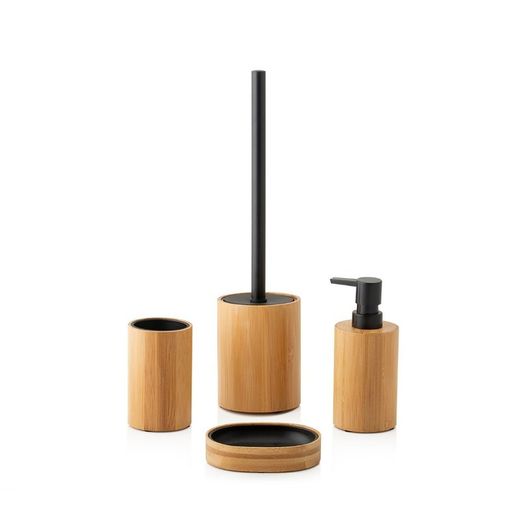 Ensemble en bois de bambou, 4 pièces