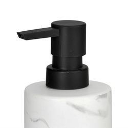 4-piece marble-effect ceramic bathroom set | marble