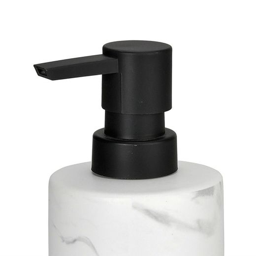 4-piece marble-effect ceramic bathroom set | marble