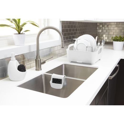 Dispenser för vit stengods, 10 x 13 x 20 cm | Joey