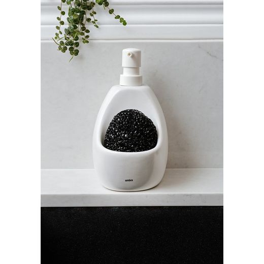 Dispenser för vit stengods, 10 x 13 x 20 cm | Joey