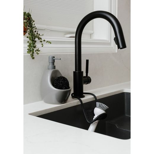 Distributeur de grès gris, 10 x 13 x 20 cm | Joey