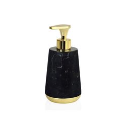 Black and Gold Marble Soap Dispenser