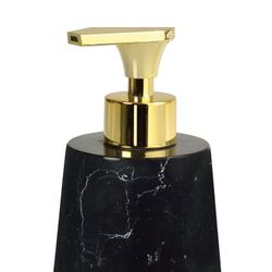 Black and Gold Marble Soap Dispenser
