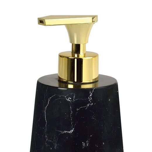 Black and Gold Marble Soap Dispenser