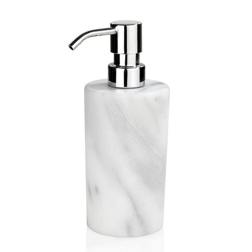 Dispensador de mármol 180ml Blanco, Ø7x18cm | Athens